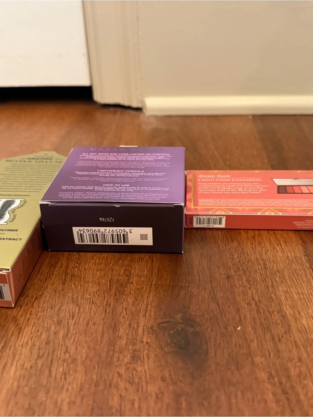Urban Decay, Merit lippy, Too faced mascara, Laura Geller eye shadow palette